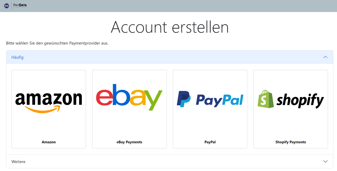 choose account type